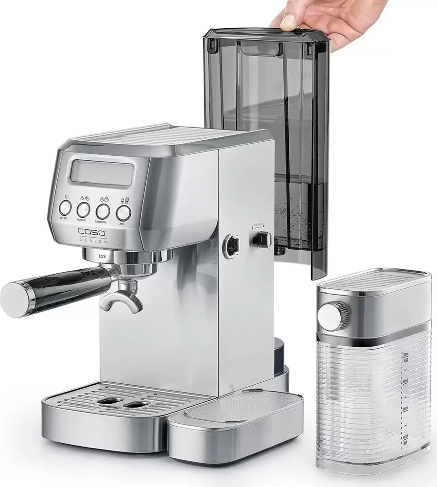 Рожковая кофеварка CASO Espresso Gourmet Latte фото