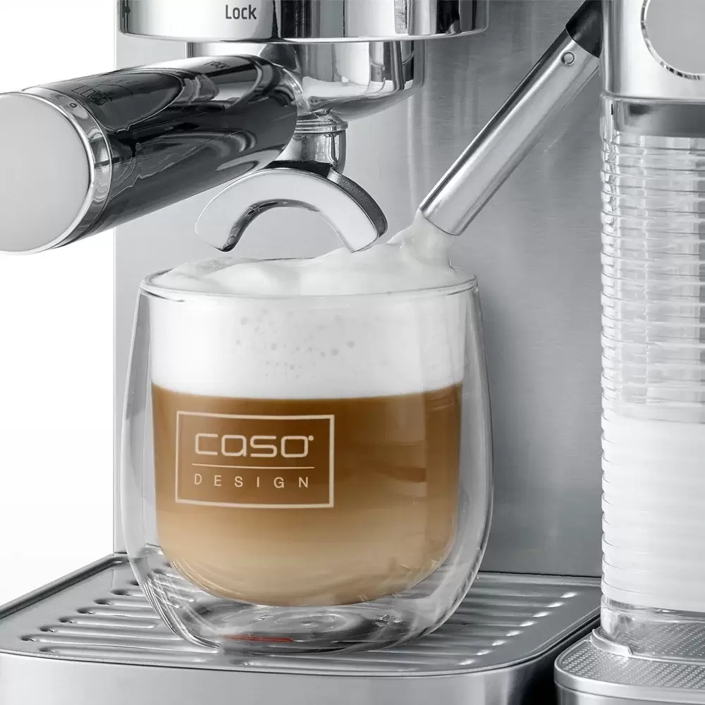Рожковая кофеварка CASO Espresso Gourmet Latte фото