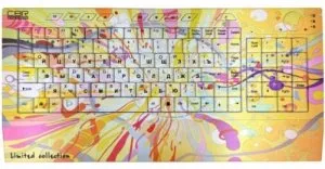 Клавиатура CBR Picture Keyboard Splashes  фото