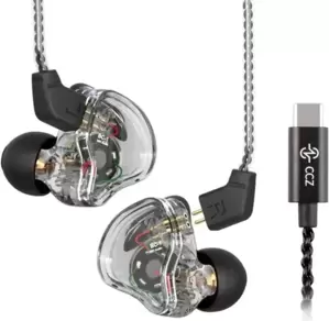 Наушники CCZ Melody USB Type-C (прозрачный, без микрофона) фото