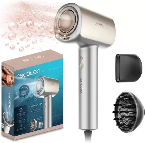 Фен Cecotec IoniCare Nano Plasma Aluminum 101440 фото