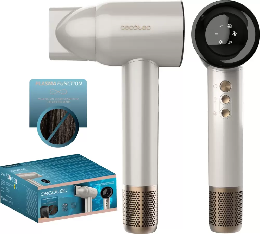 Cecotec Ionicare Rockstar Nano Iontech Champagne A01_EU01_101445