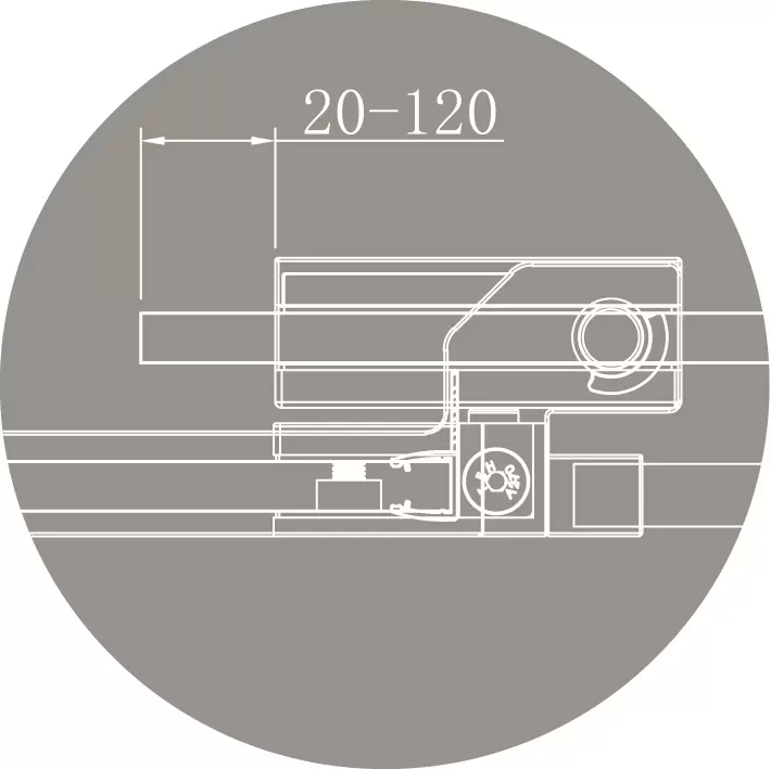 Душевой уголок Cezares Slider-A-2-80/90-BR-NERO фото 3