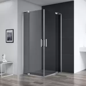 Душевой уголок Cezares Slider-A-2-80/90-Grigio-Cr фото