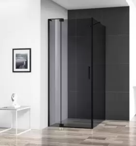 Душевой уголок Cezares Slider-AH-1-100-70/80-Grigio-NERO фото