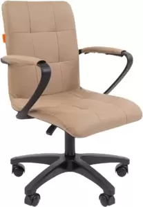 Chairman 030 (ткань, Т-10 бежевый/пластик/ролик PU)