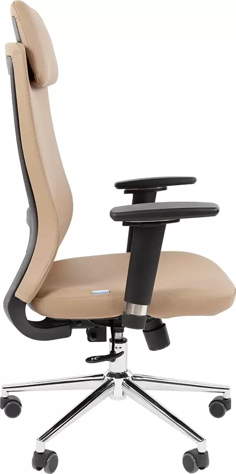 Офисное кресло Chairman 500LUX (экокожа бежевый) фото