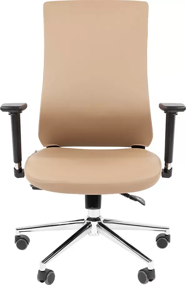 Офисное кресло Chairman 500LUX (экокожа бежевый БП) фото