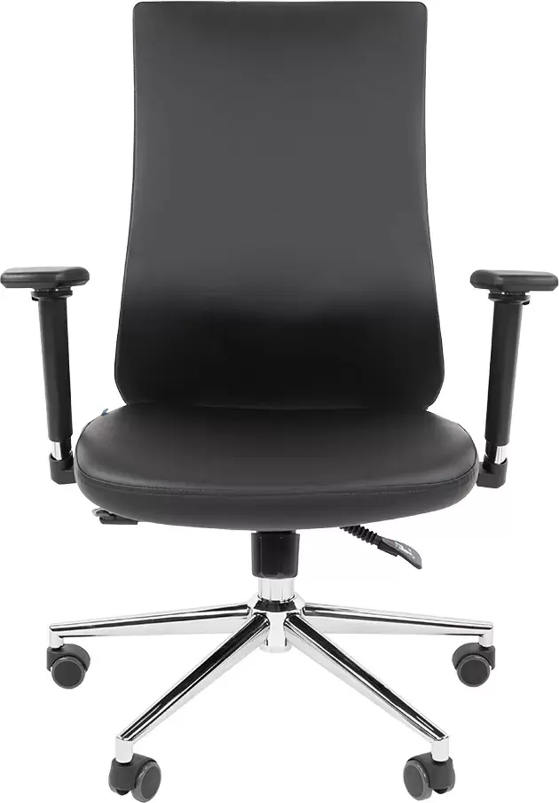 Офисное кресло Chairman 500LUX (экокожа черный БП) фото