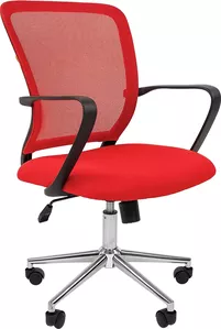 Кресло Chairman 698 Chrome (красный) фото