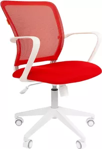 Кресло Chairman 698 White (красный) фото