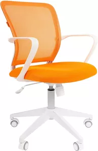 Кресло Chairman 698 White (оранжевый) фото