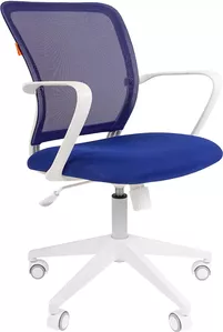 Кресло Chairman 698 White (синий) фото