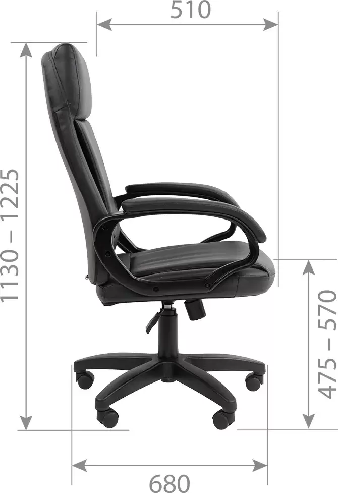 Офисное кресло CHAIRMAN 794LT (черный) фото