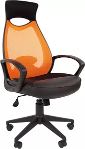 Кресло CHAIRMAN 840 (черный/оранжевый) фото