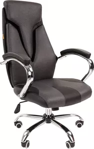Кресло CHAIRMAN 901 (черный/серый) фото