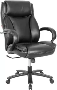 Офисное кресло CHAIRMAN CH400 (экокожа черный) фото