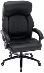Офисное кресло Chairman CH412 (экокожа, черный) фото
