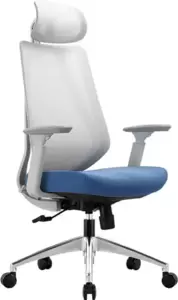 Офисное кресло Chairman CH580 (серый/голубой) фото