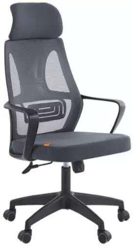 Chairman CH636 (ткань, черный пластик/темно-серый)