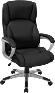 Офисное кресло Chairman CH665 (экокожа, черный) фото
