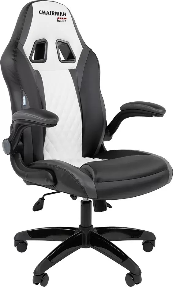 Chairman Game 15 экокожа (черный/серый/белый)