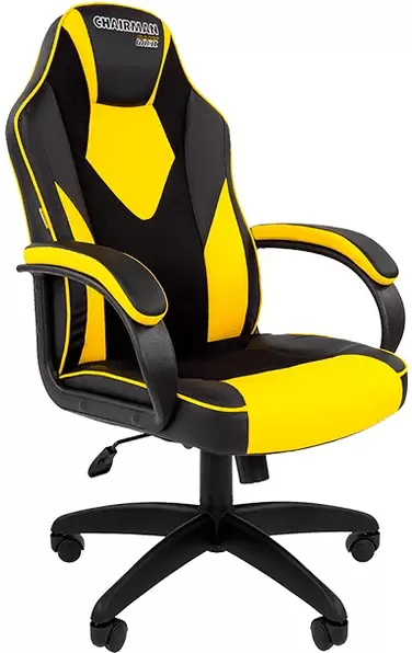 Chairman Game 17 экокожа (черный/желтый/белый)