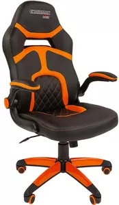 Кресло CHAIRMAN Game 18 (черный/оранжевый) фото