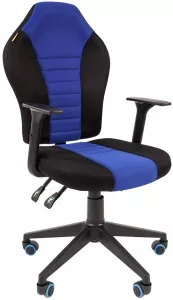 Кресло CHAIRMAN Game 8 (черный/синий) фото