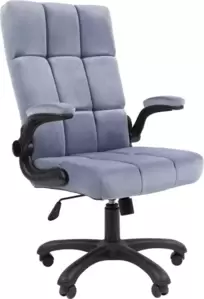 Офисное кресло CHAIRMAN Home 444 (велюр, Т-71 голубой) фото