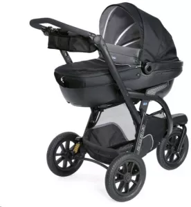 Универсальная коляска Chicco Trio Activ3 (3 в 1, jet black) фото