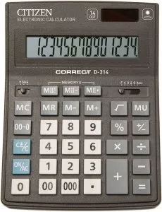 Калькулятор Citizen Correct D-314 фото