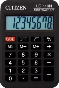 Калькулятор Citizen LC-110N фото