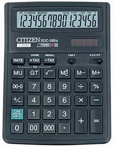 Калькулятор CITIZEN SDC-395II фото