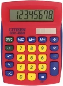 Калькулятор Citizen SDC-450NRD фото