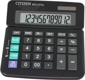Калькулятор Citizen SDC-577 III фото