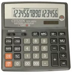 Калькулятор CITIZEN SDC-660II фото