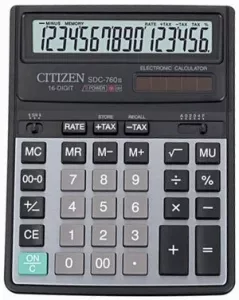 Калькулятор CITIZEN SDC-760II фото