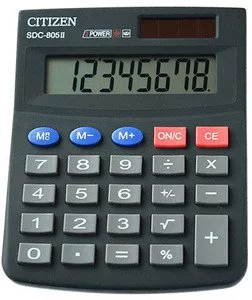 Настольный калькулятор CITIZEN SDC-805II фото