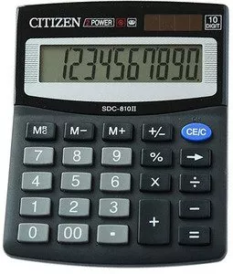 Настольный калькулятор CITIZEN SDC-810II фото