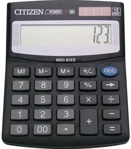 Настольный калькулятор CITIZEN SDC-812II фото