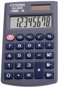 Калькулятор CITIZEN SLD-200III фото