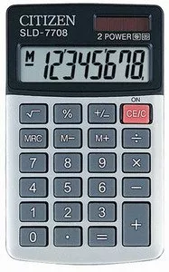 Карманный калькулятор CITIZEN SLD-7708 фото