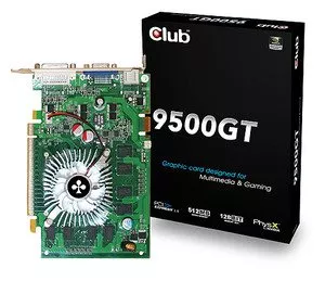 Видеокарта Club-3D 9500GT CGNX-G952Y 512mb 128bit фото