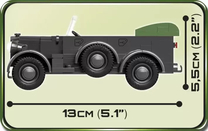 Конструктор Cobi World War II 2405 1937 Horch 901 kfz.15 фото