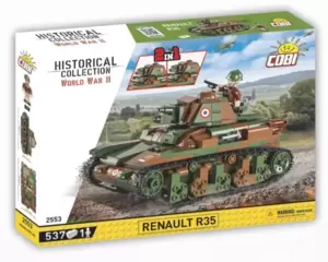 Конструктор Cobi World War II 2553 Renault R35