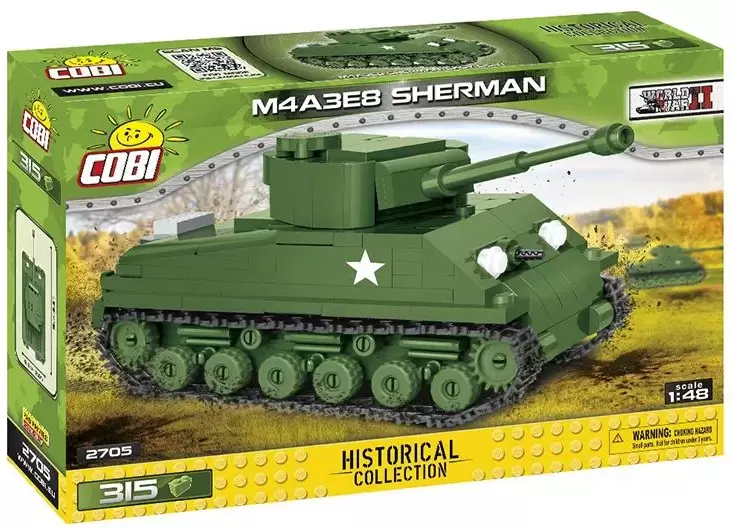 COBI World War II 2705 M4A3E8 Sherman