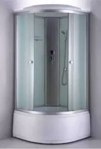Душевая кабина Coliseum Simple T-90 (белое/матовое стекло) фото