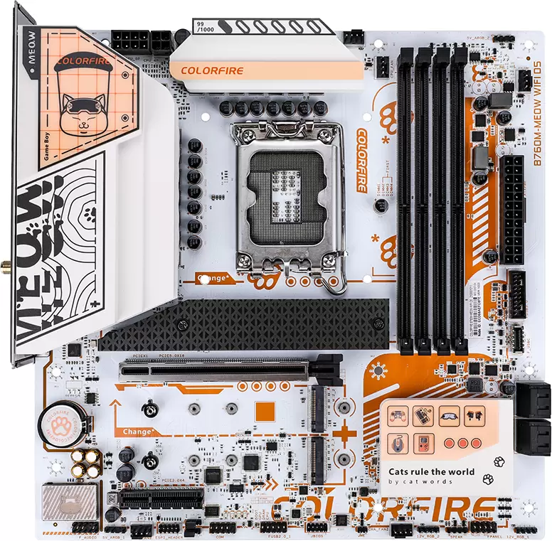 Colorful Colorfire B760M-Meow WiFi D5 Orange
