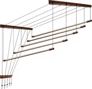 Сушилка для белья Comfort Alumin Group Chocolate Premium 5 прутьев 2.9м (шоколадный) фото